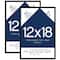 6 Packs: 2 ct. (12 total) Black Multipurpose 12" x 18" Frames, Basics by Studio Décor®